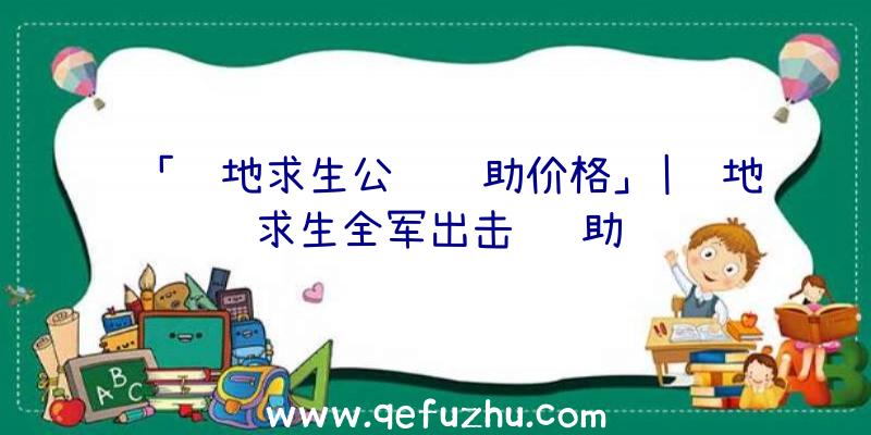 「绝地求生公鸡辅助价格」|绝地求生全军出击